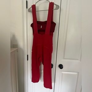 Free people movement red onesie